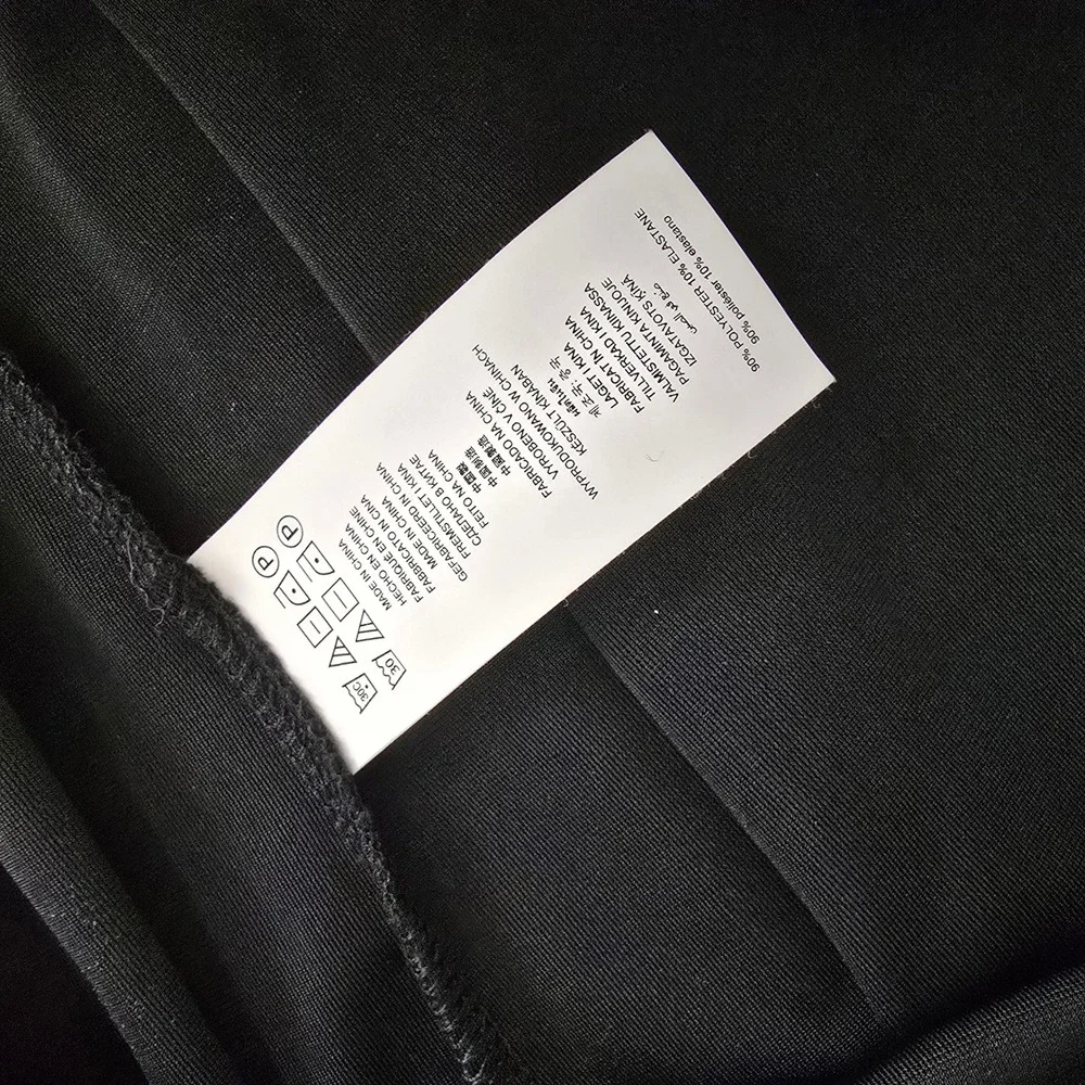 Michael Kors Womens Black Crushed Velvet Velour Ruffle Mini Dress Size Large NWT